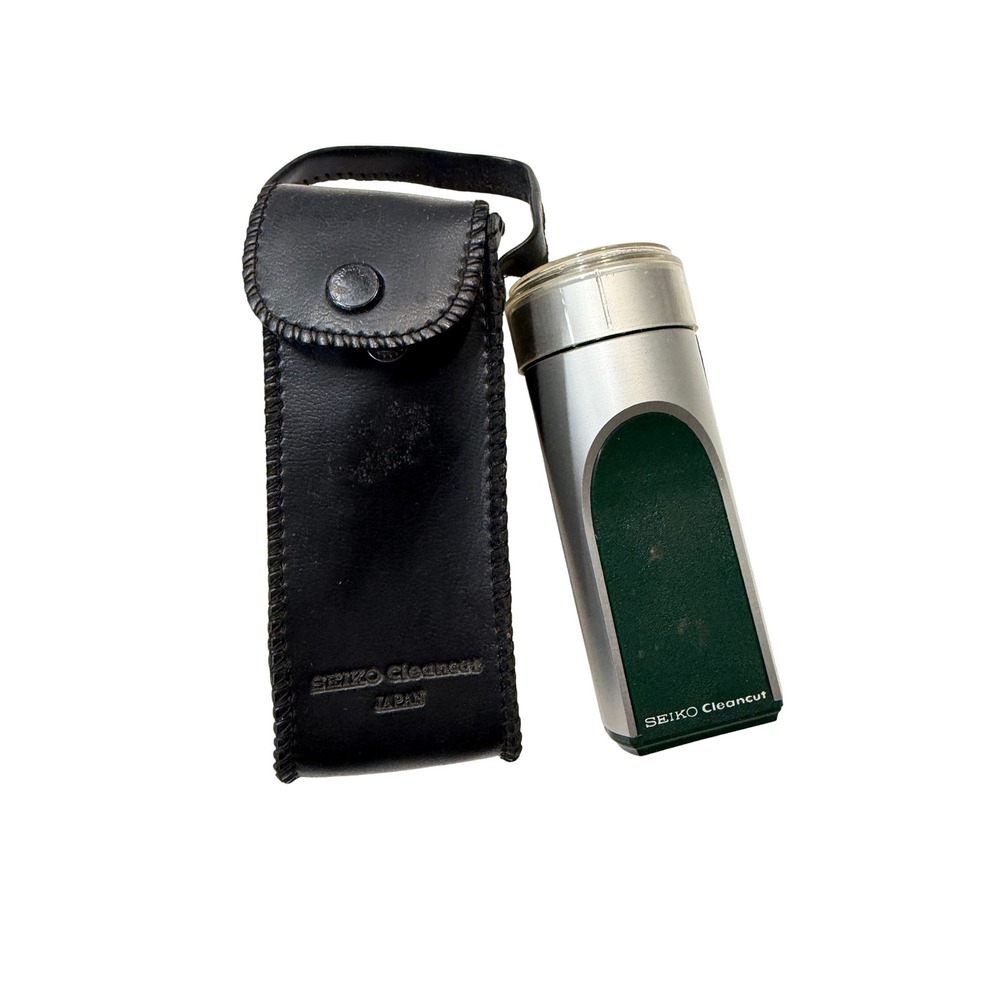 Vintage Seiko Cleancut Electric Shaver with Leather Case